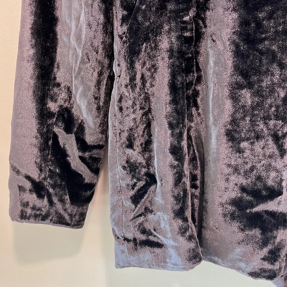 Chelsea 28 - blue/gray/purple velvet jacket, S - Picture 6 of 7